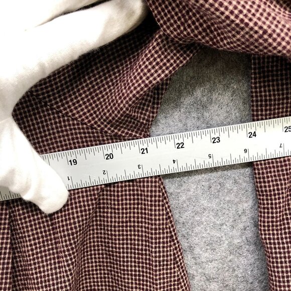 Yiyi Boho Peasant Tunic Top Crochet Hem Button Front Pleated Womens M - Picture 11 of 12